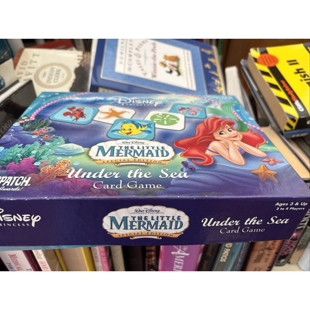 Disney Princess Little Mermaid Under The Sea Card Game Special Edition